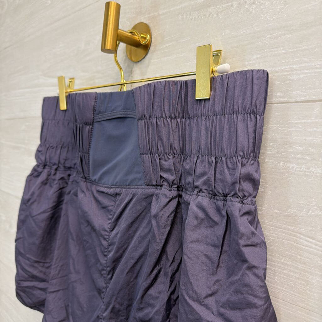 FP Movement Grey High Waisted Athletic Shorts Large