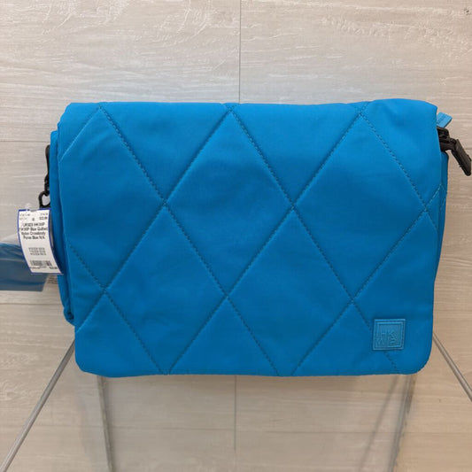 IHKWIP Blue Quilted Nylon Crossbody Purse