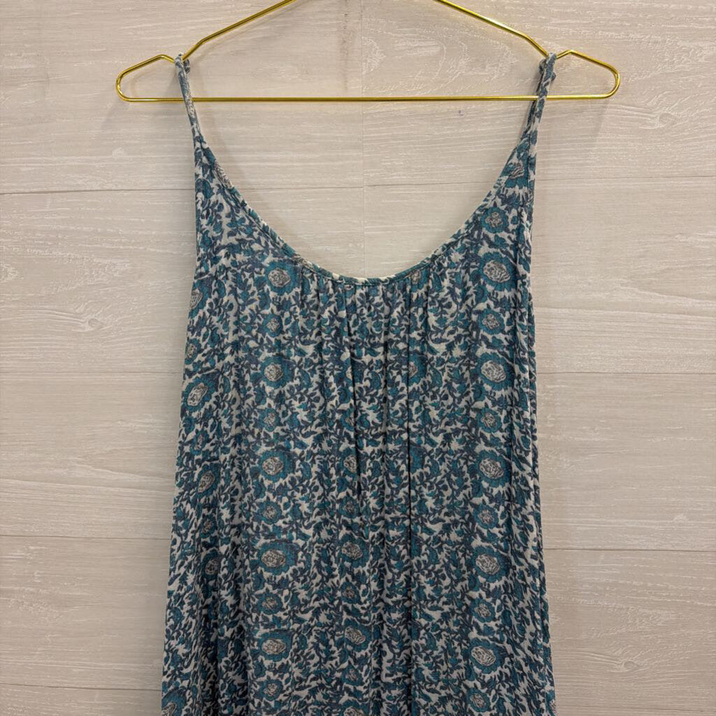 Natural Life Blue Print Maxi Dress L/XL