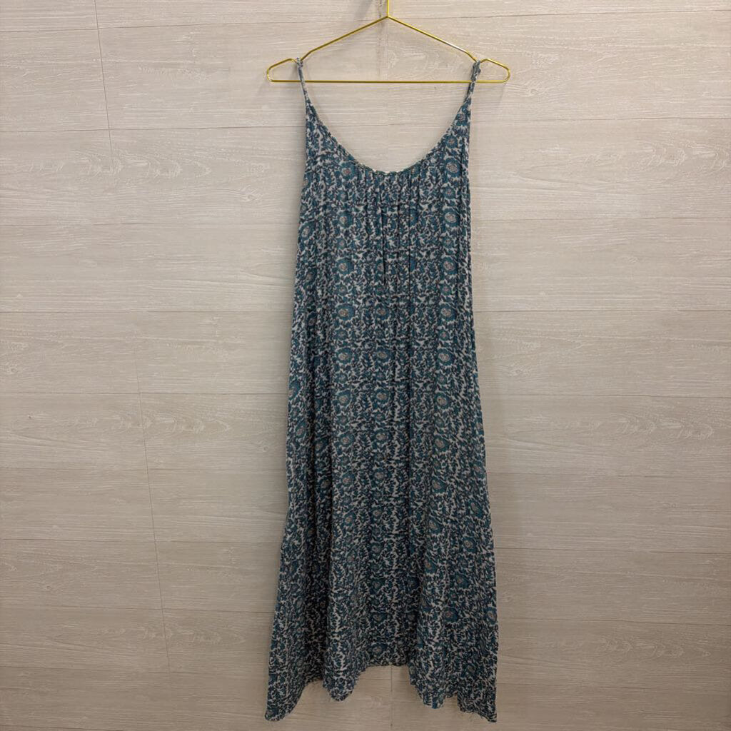 Natural Life Blue Print Maxi Dress L/XL