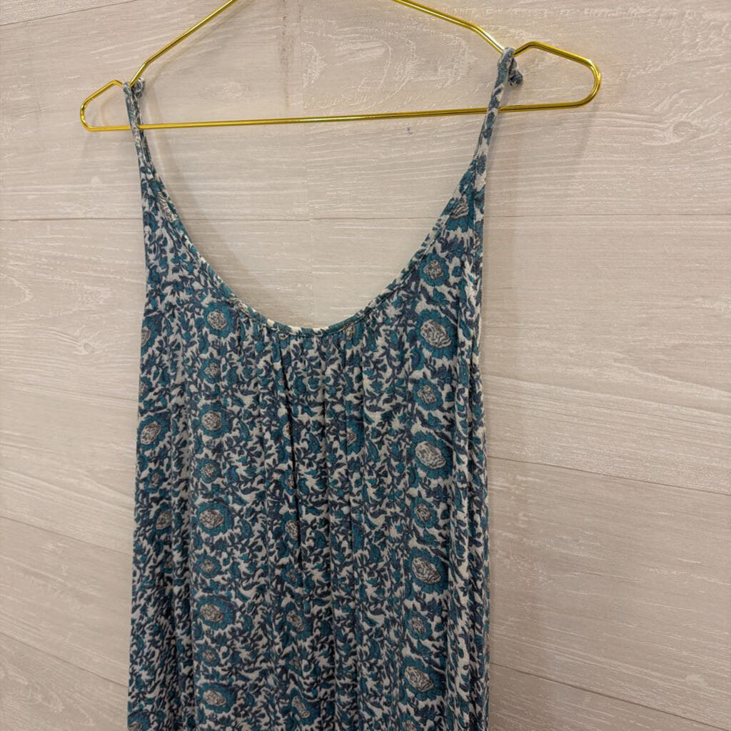 Natural Life Blue Print Maxi Dress L/XL
