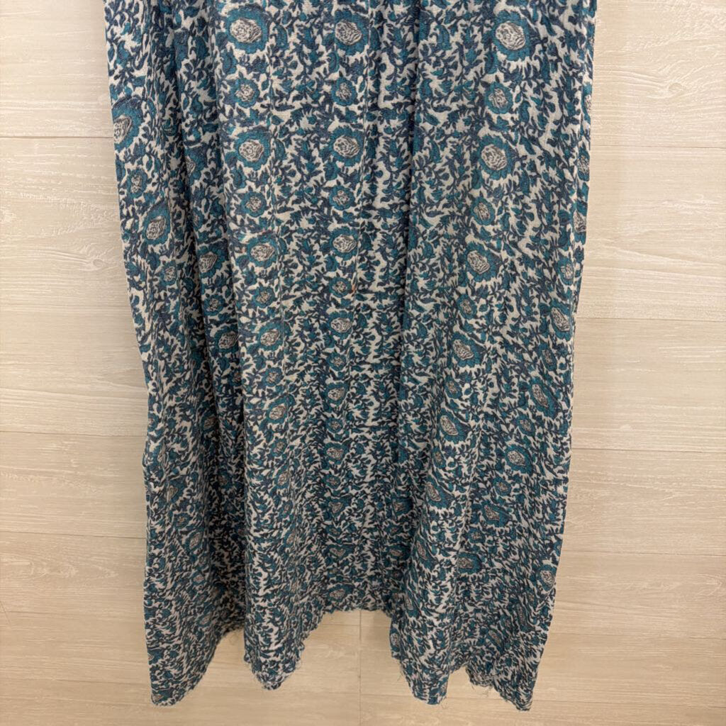 Natural Life Blue Print Maxi Dress L/XL