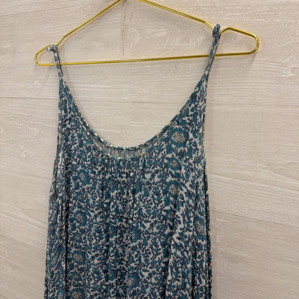 Natural Life Blue Print Maxi Dress L/XL
