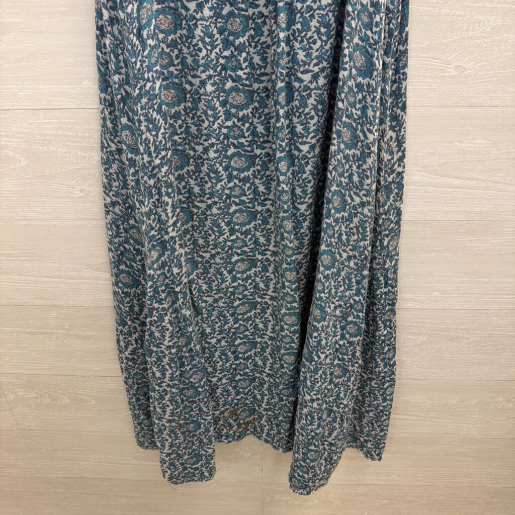 Natural Life Blue Print Maxi Dress L/XL