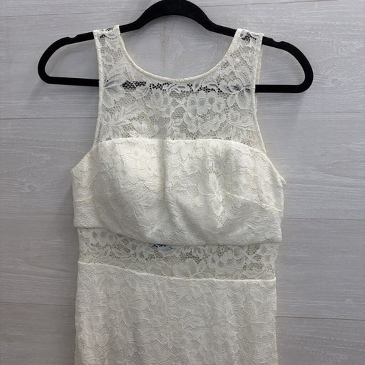DB Studio Ivory Lace Sleeveless Dress 6