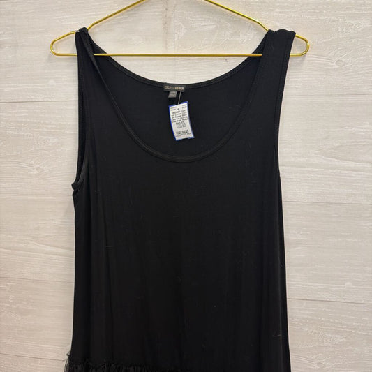 Coco and Carmen Black Lace Trim Layering Dress Small/ Medium