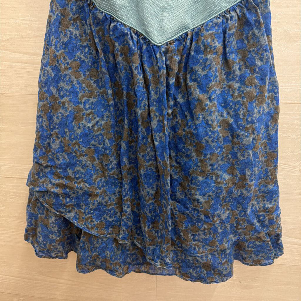 Free People Blue Print Corset Tank Dress 2