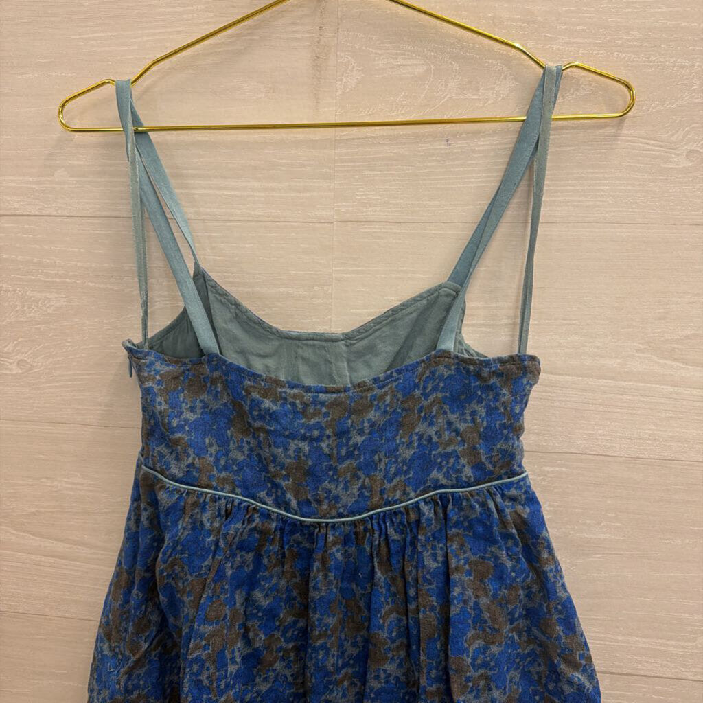 Free People Blue Print Corset Tank Dress 2
