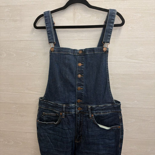 Judy Blue Dark Wash Denim Overalls 1XL