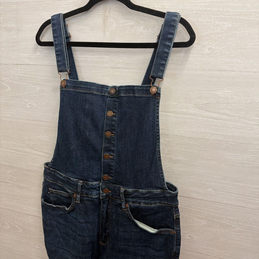 Judy Blue Dark Wash Denim Overalls 1XL