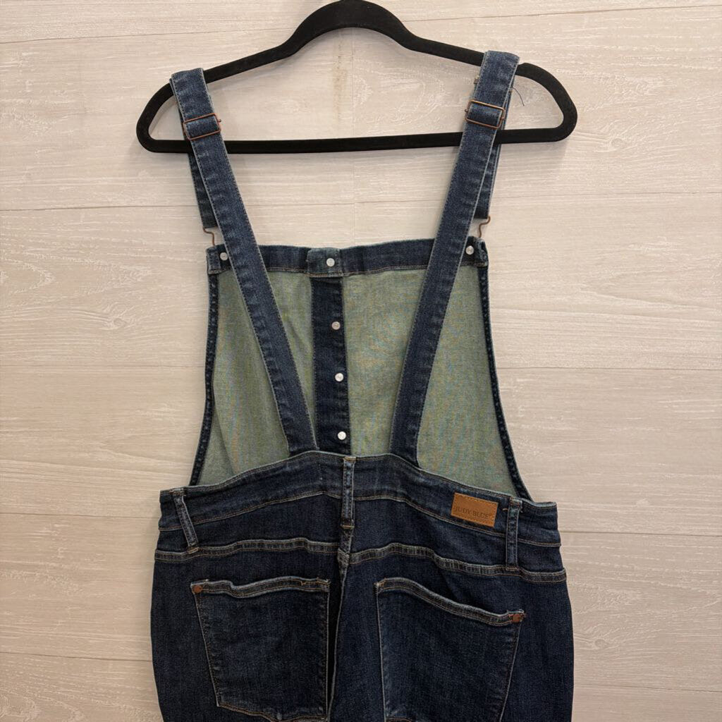 Judy Blue Dark Wash Denim Overalls 1XL