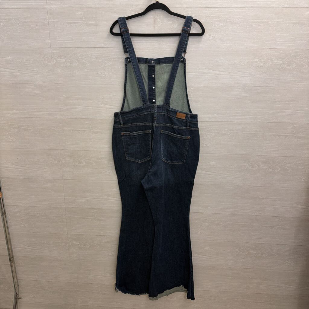 Judy Blue Dark Wash Denim Overalls 1XL