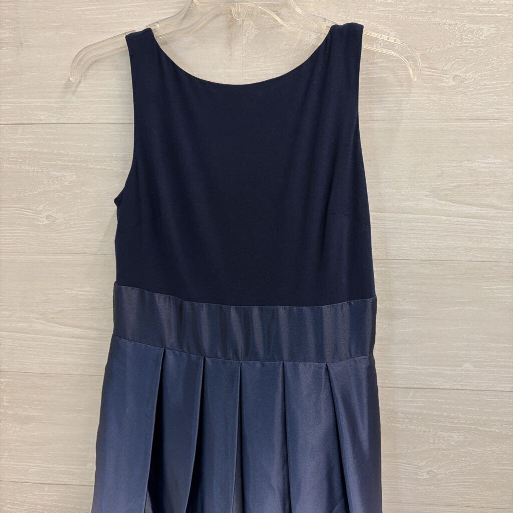 SLNY Navy Ombre Long Formal Dress 4