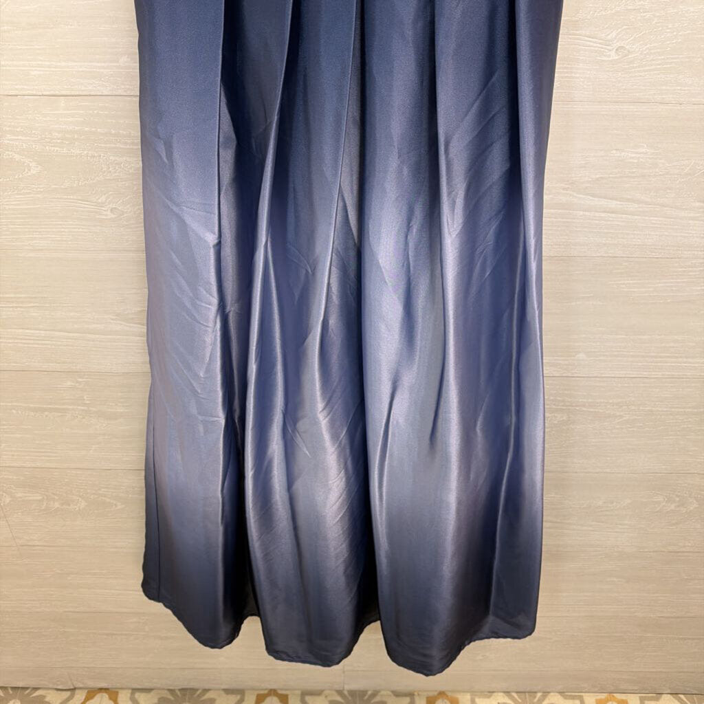 SLNY Navy Ombre Long Formal Dress 4
