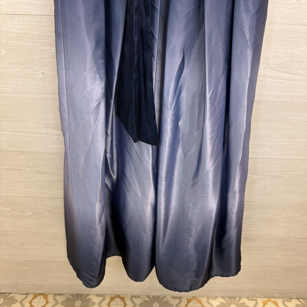 SLNY Navy Ombre Long Formal Dress 4