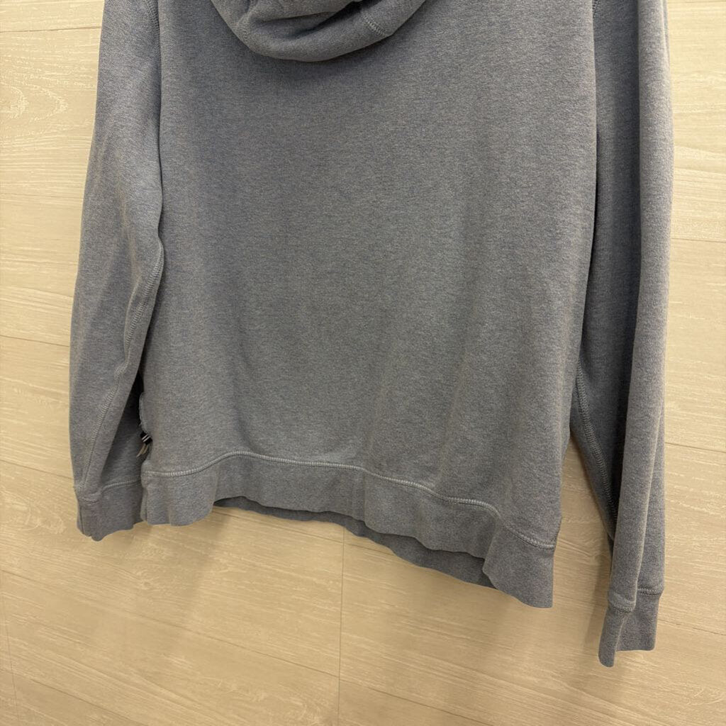 Nautica Blue Long Sleeve Hoodie Medium
