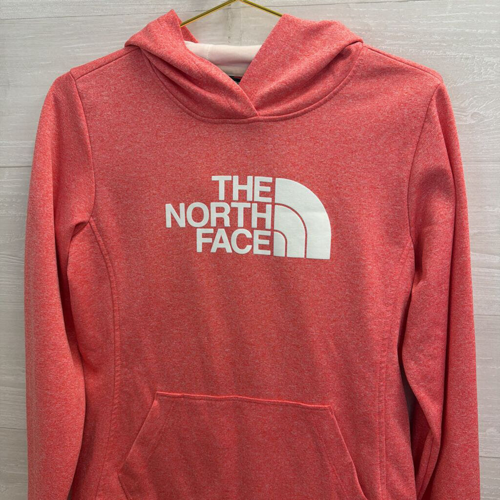 The North Face Pink Logo Hoodie Medium