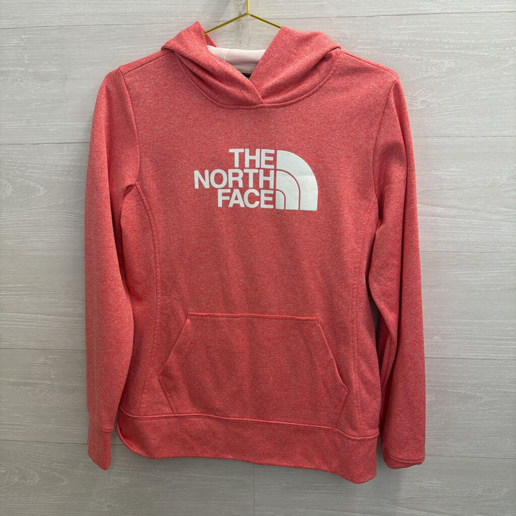 The North Face Pink Logo Hoodie Medium