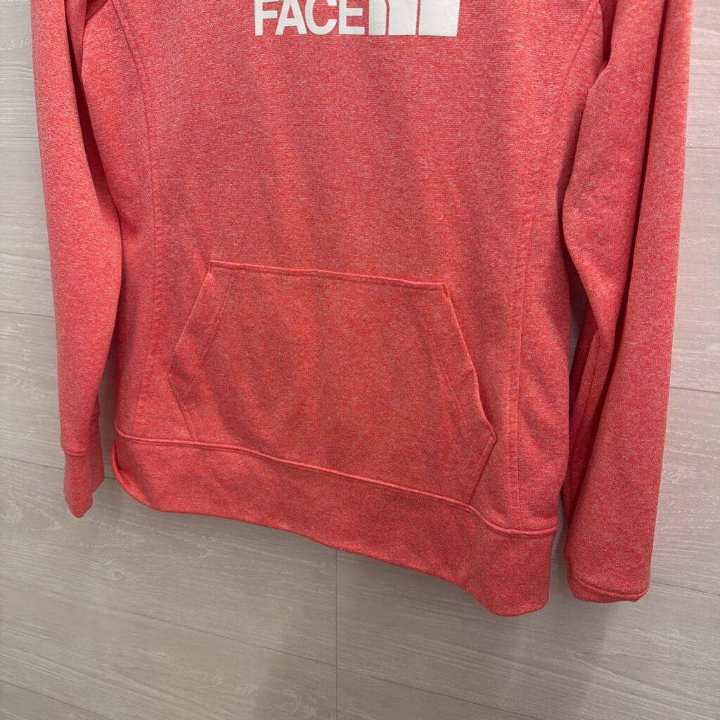 The North Face Pink Logo Hoodie Medium