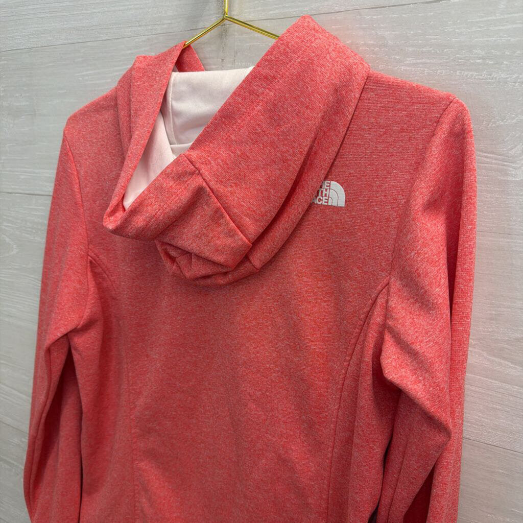 The North Face Pink Logo Hoodie Medium