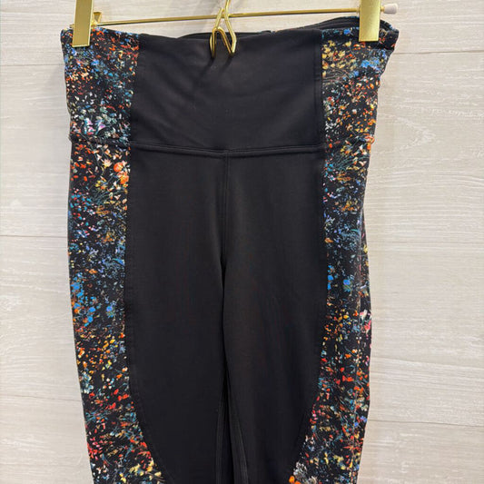Lululemon Black/ Multi Print Leggings 4