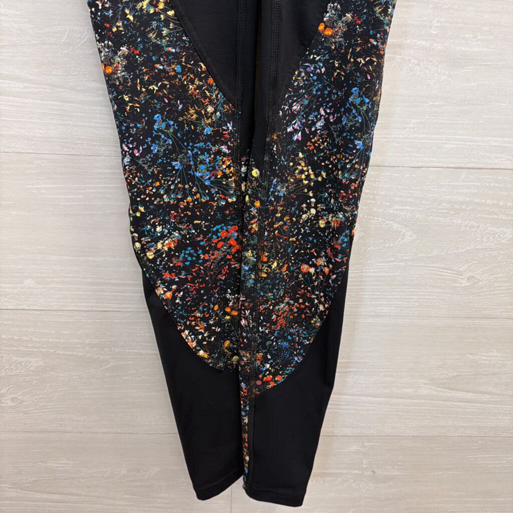Lululemon Black/ Multi Print Leggings 4