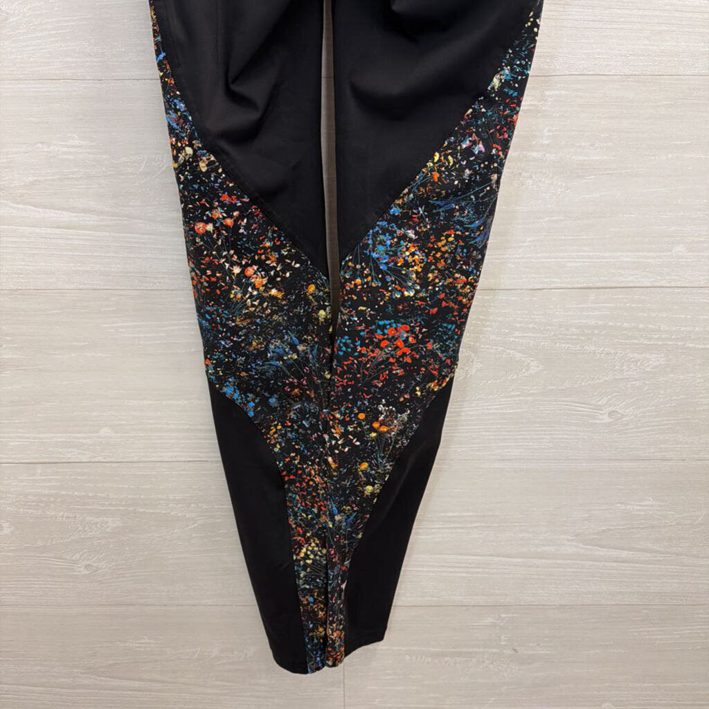 Lululemon Black/ Multi Print Leggings 4