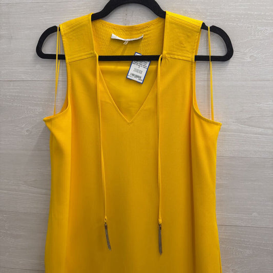 Trina Turk Yellow Sleeveless Shift Dress 6