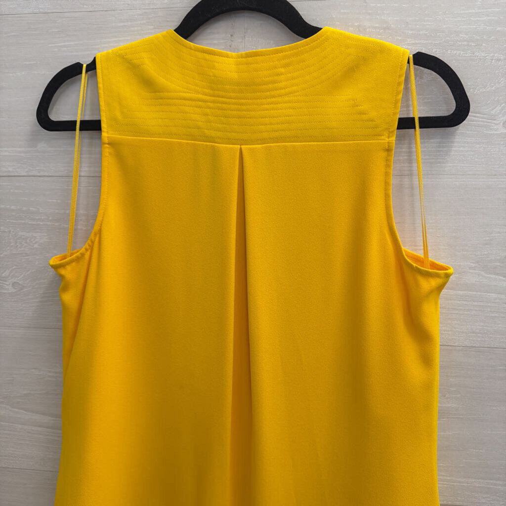 Trina Turk Yellow Sleeveless Shift Dress 6