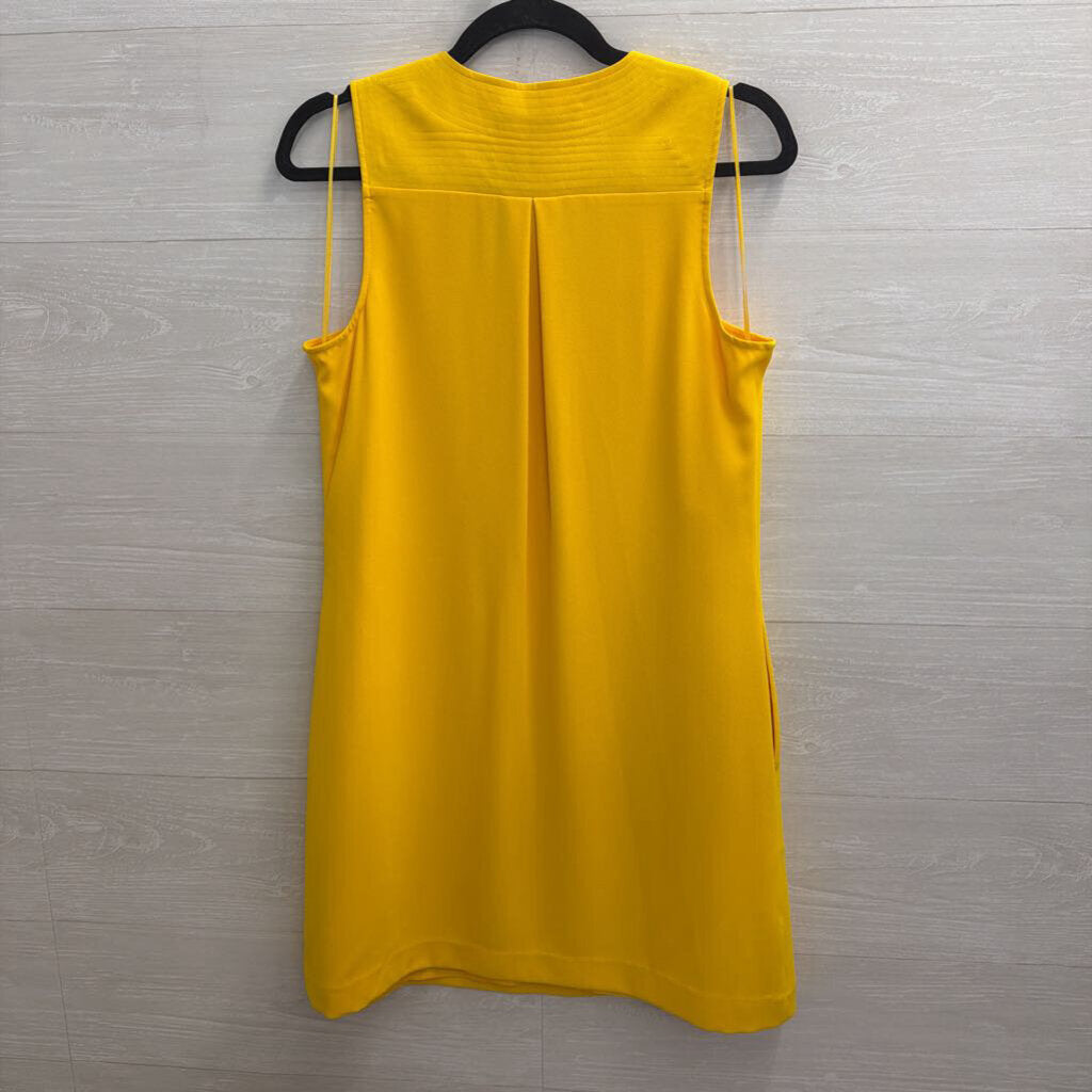 Trina Turk Yellow Sleeveless Shift Dress 6