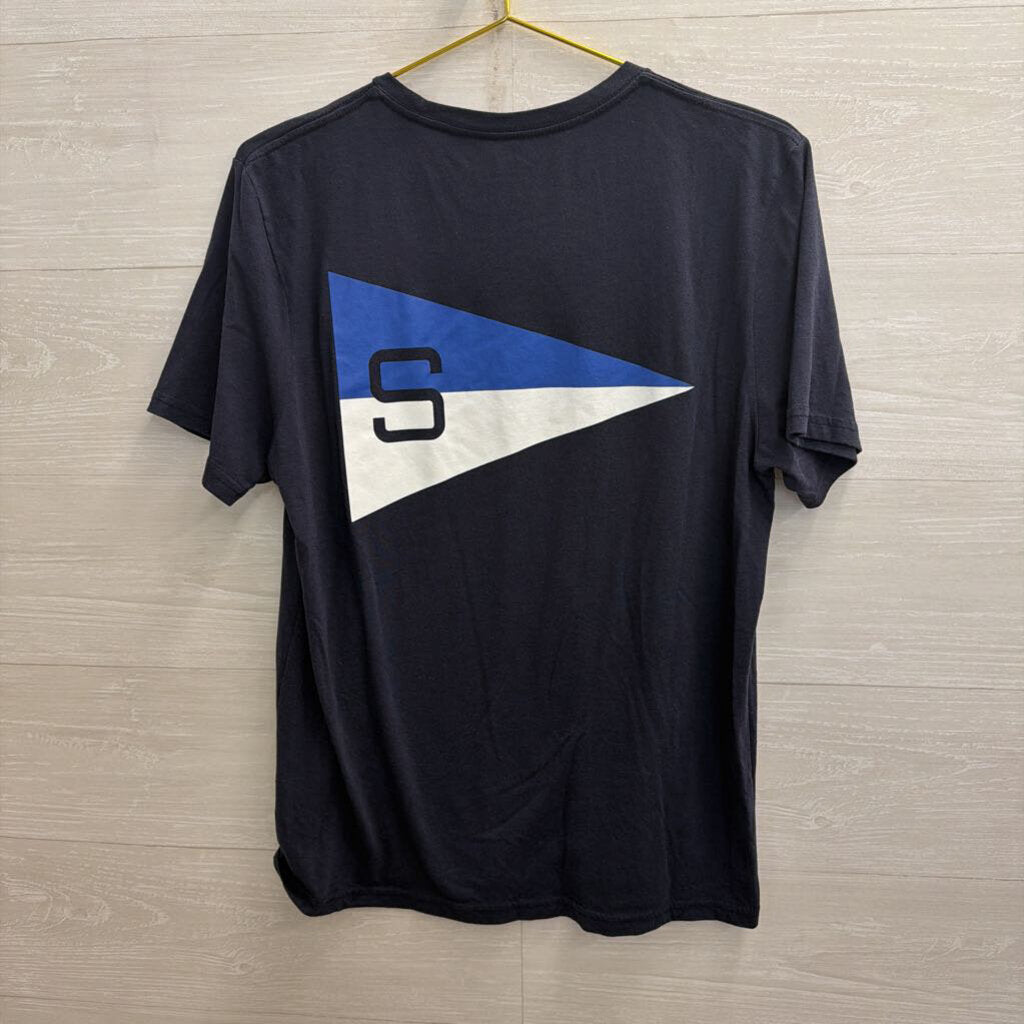Sperry Navy Short Sleeve Graphic Tee Medium