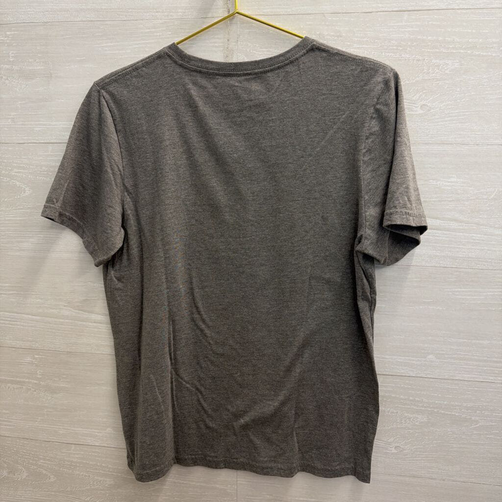 Sperry Grey Short Sleeve Graphic Tee Small