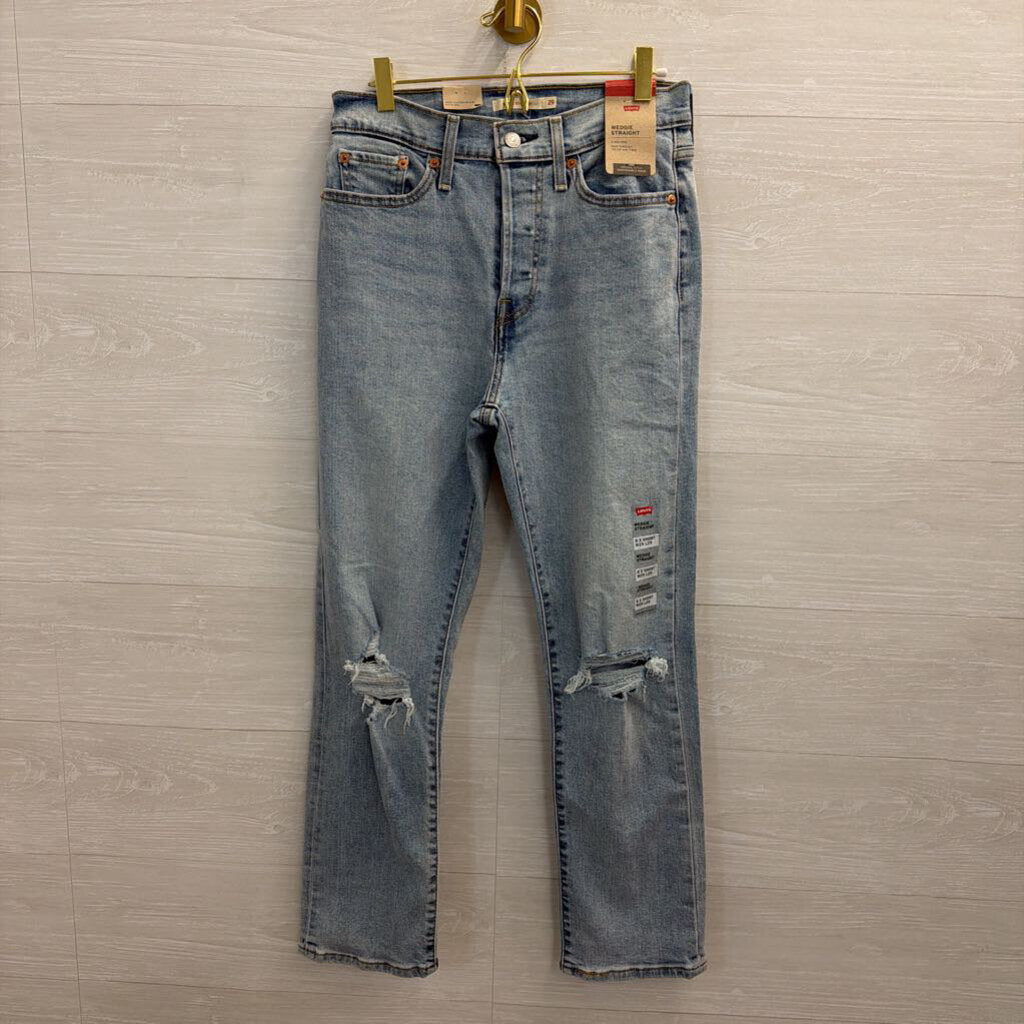 Levi Light Wash Wedgie Straight Jeans 29