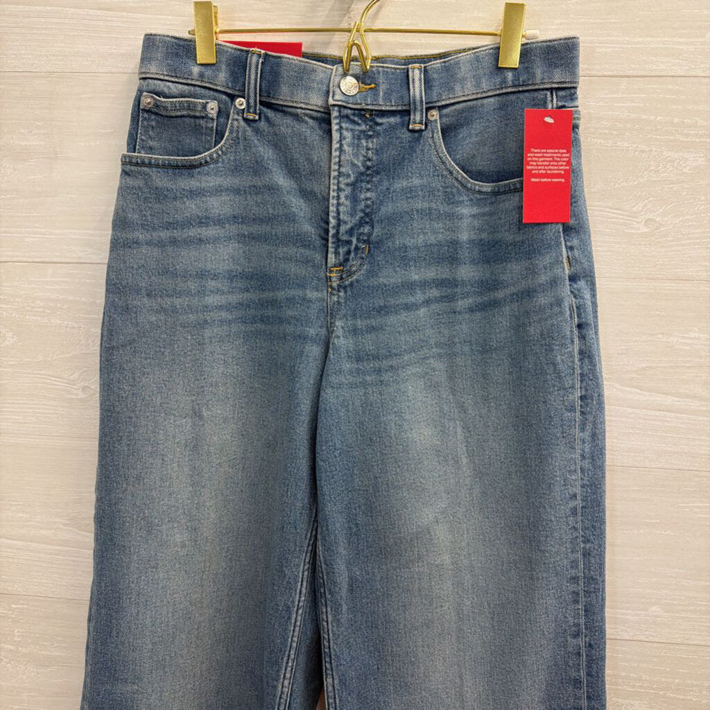 Spanx Medium Wash Authentic 360 Wide Leg Jeans Medium