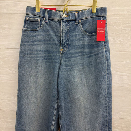 Spanx Medium Wash Authentic 360 Wide Leg Jeans Medium