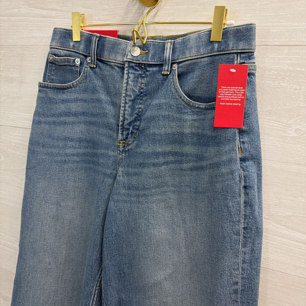 Spanx Medium Wash Authentic 360 Wide Leg Jeans Medium