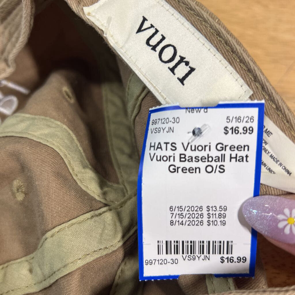 Green Vuori Baseball Hat