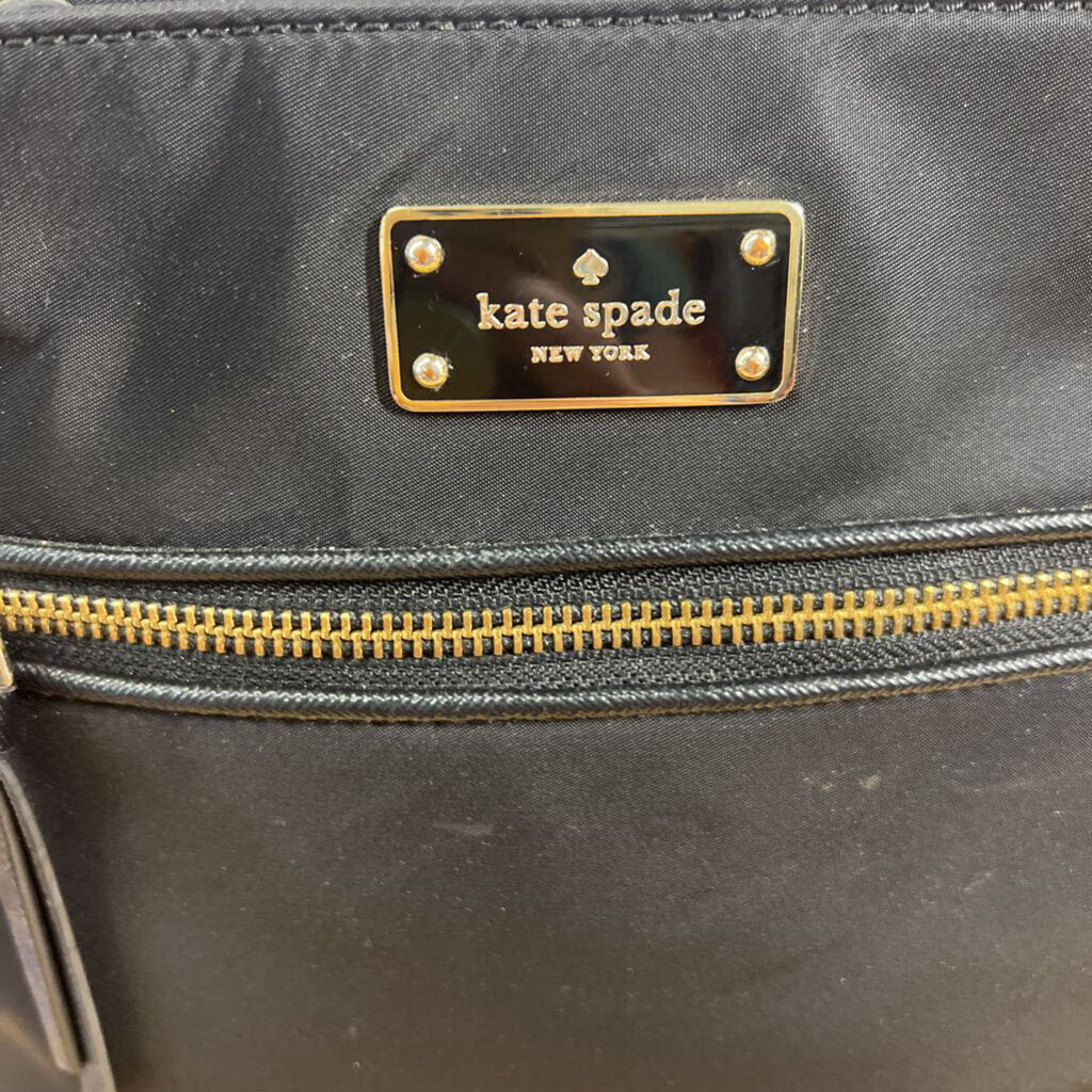Kate Spade Black Nylon Dessi Wilson Road Crossbody Purse