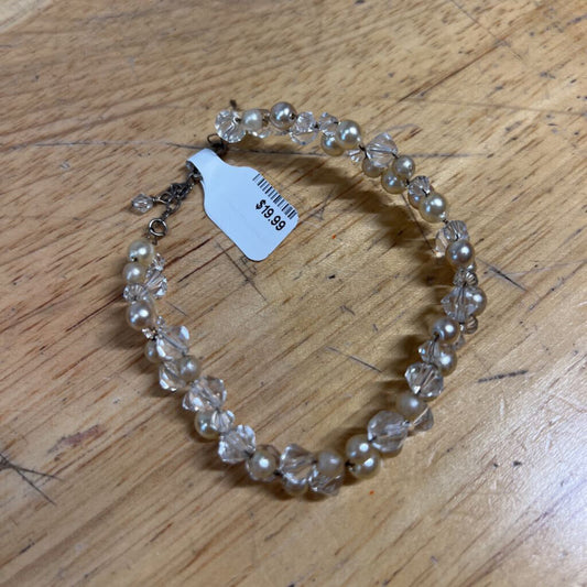 Crystal Pearl Bracelet