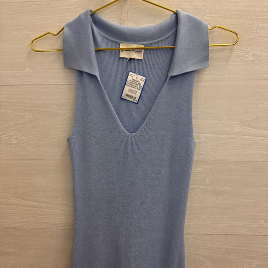 Freshman 1996 Blue Knit Sleeveless Midi Dress Medium