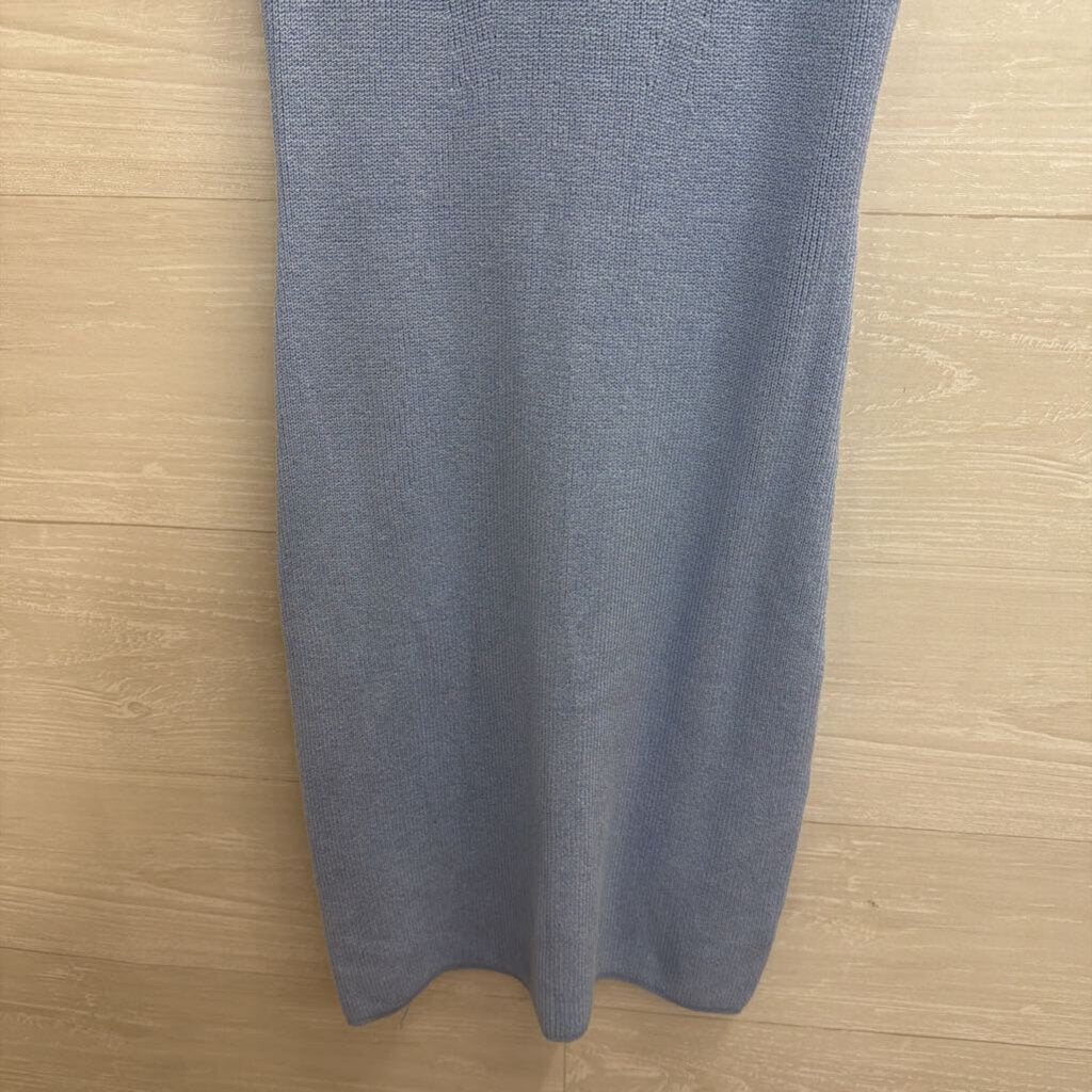 Freshman 1996 Blue Knit Sleeveless Midi Dress Medium