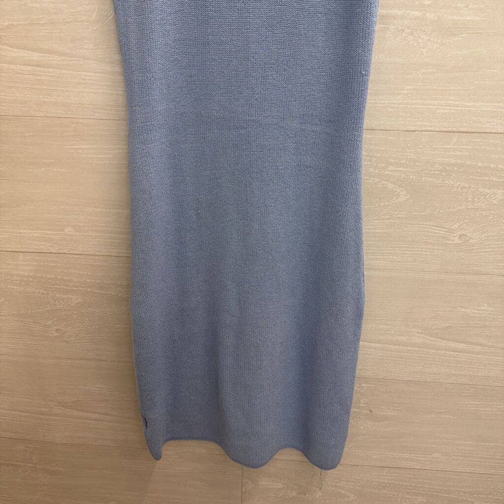 Freshman 1996 Blue Knit Sleeveless Midi Dress Medium