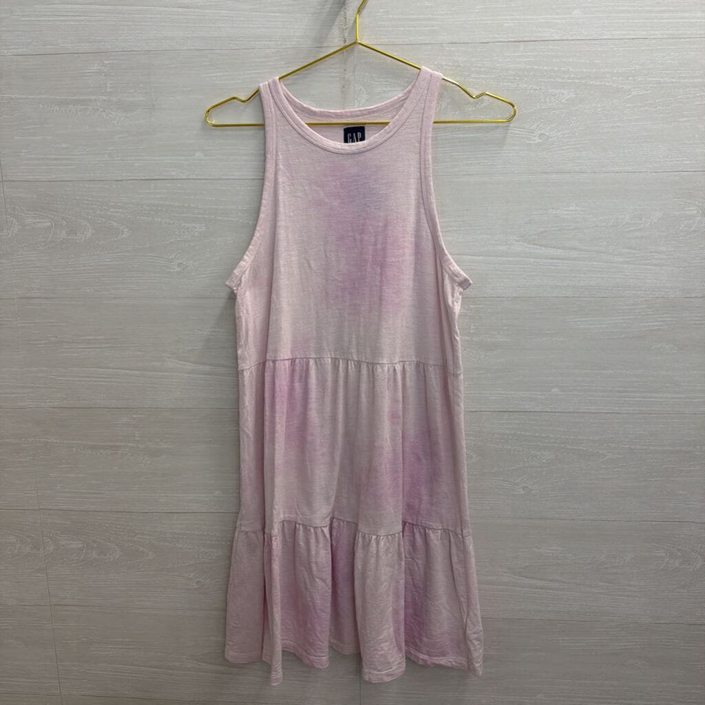 Gap Purple/ White Tie Dye Sleeveless Dress Medium