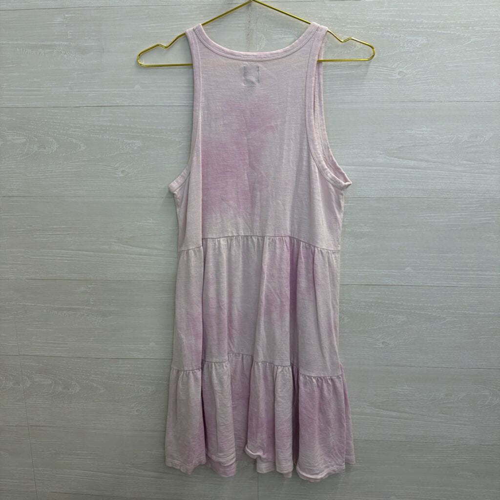 Gap Purple/ White Tie Dye Sleeveless Dress Medium