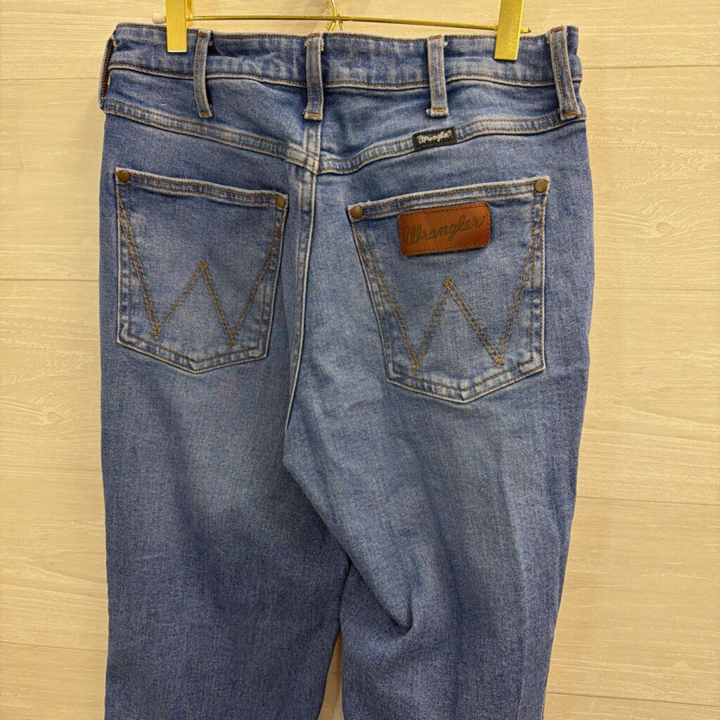 Wrangler Retro Medium Wash High Rise Boot Jeans 28