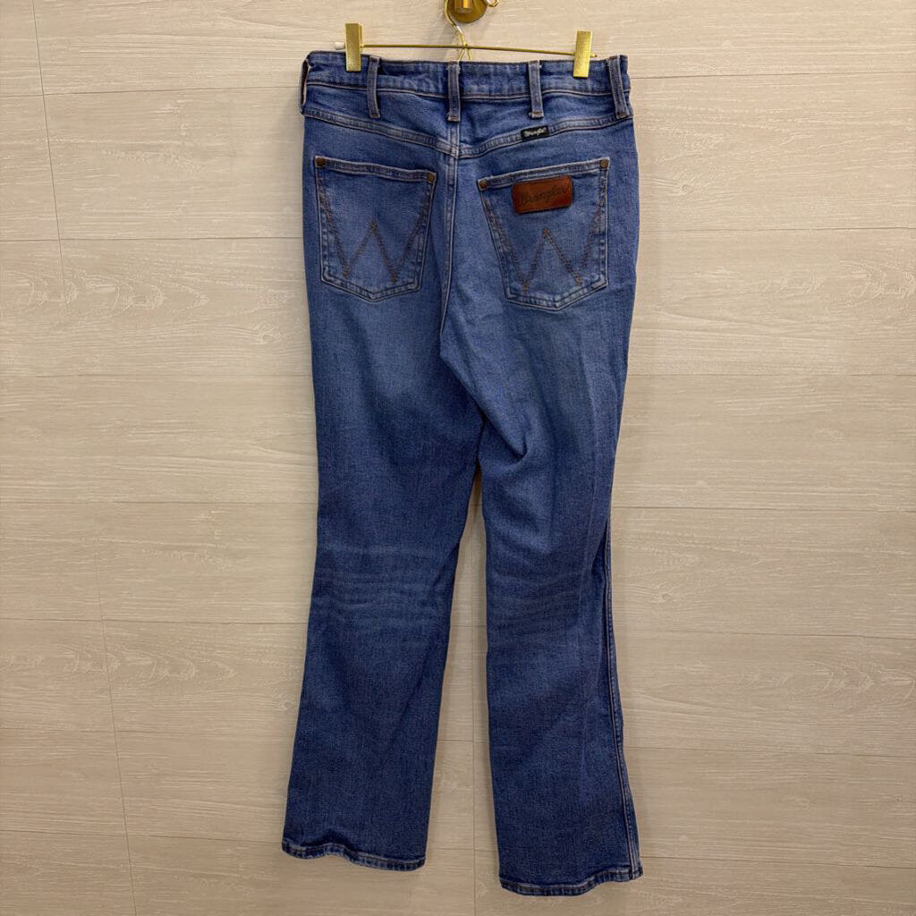 Wrangler Retro Medium Wash High Rise Boot Jeans 28