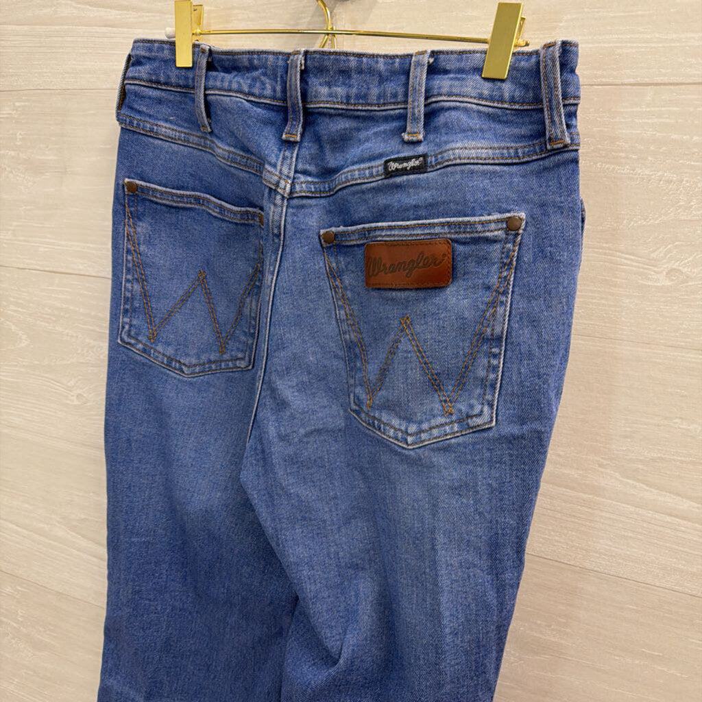 Wrangler Retro Medium Wash High Rise Boot Jeans 28