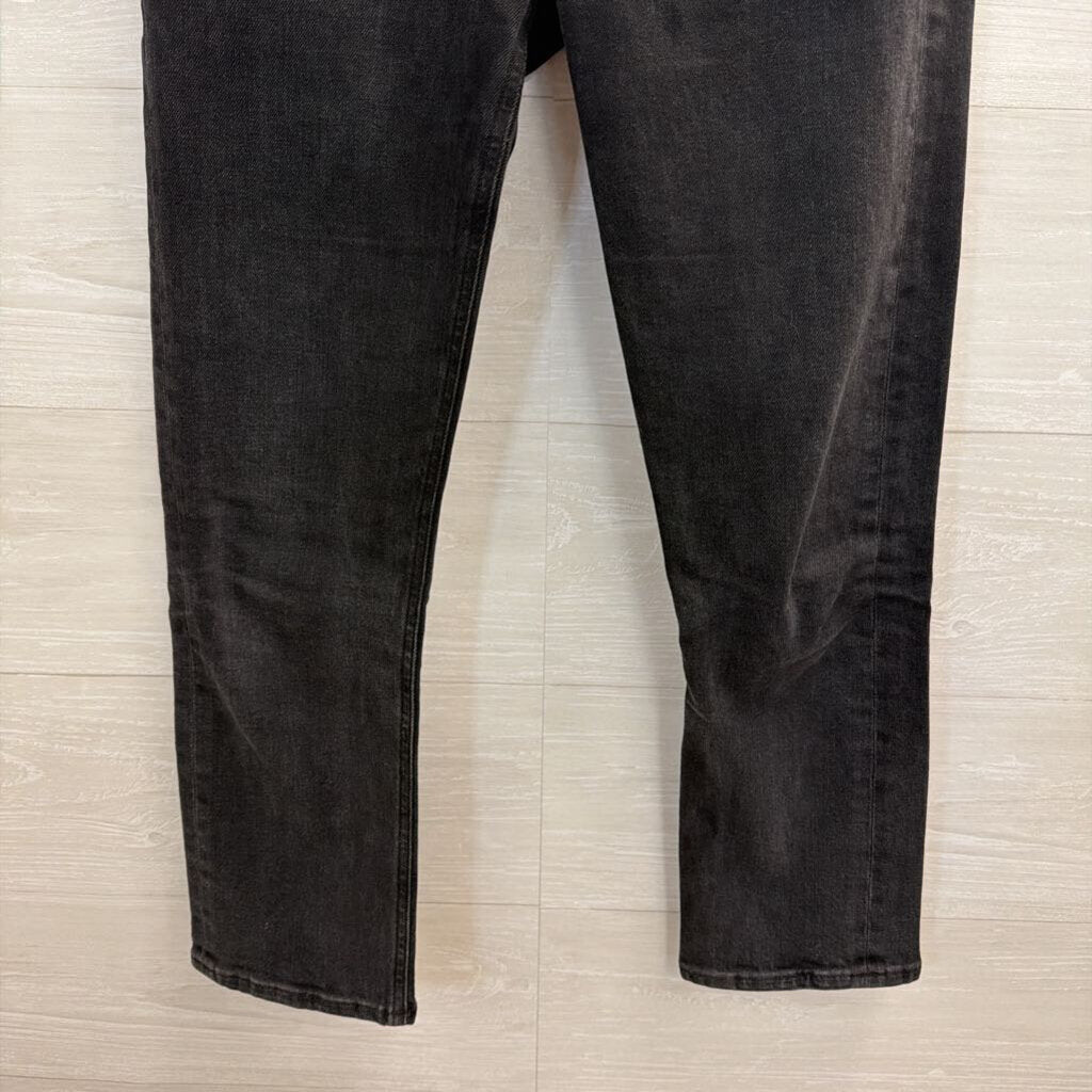 Agolde Black Denim Straight Leg Jeans 27