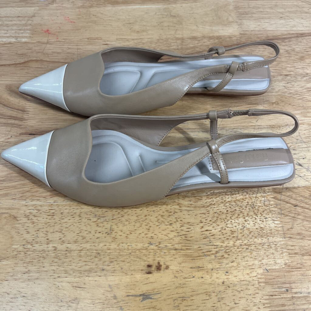 Franco Sarto Beige/ Cream Palmira Slingback Pumps 8