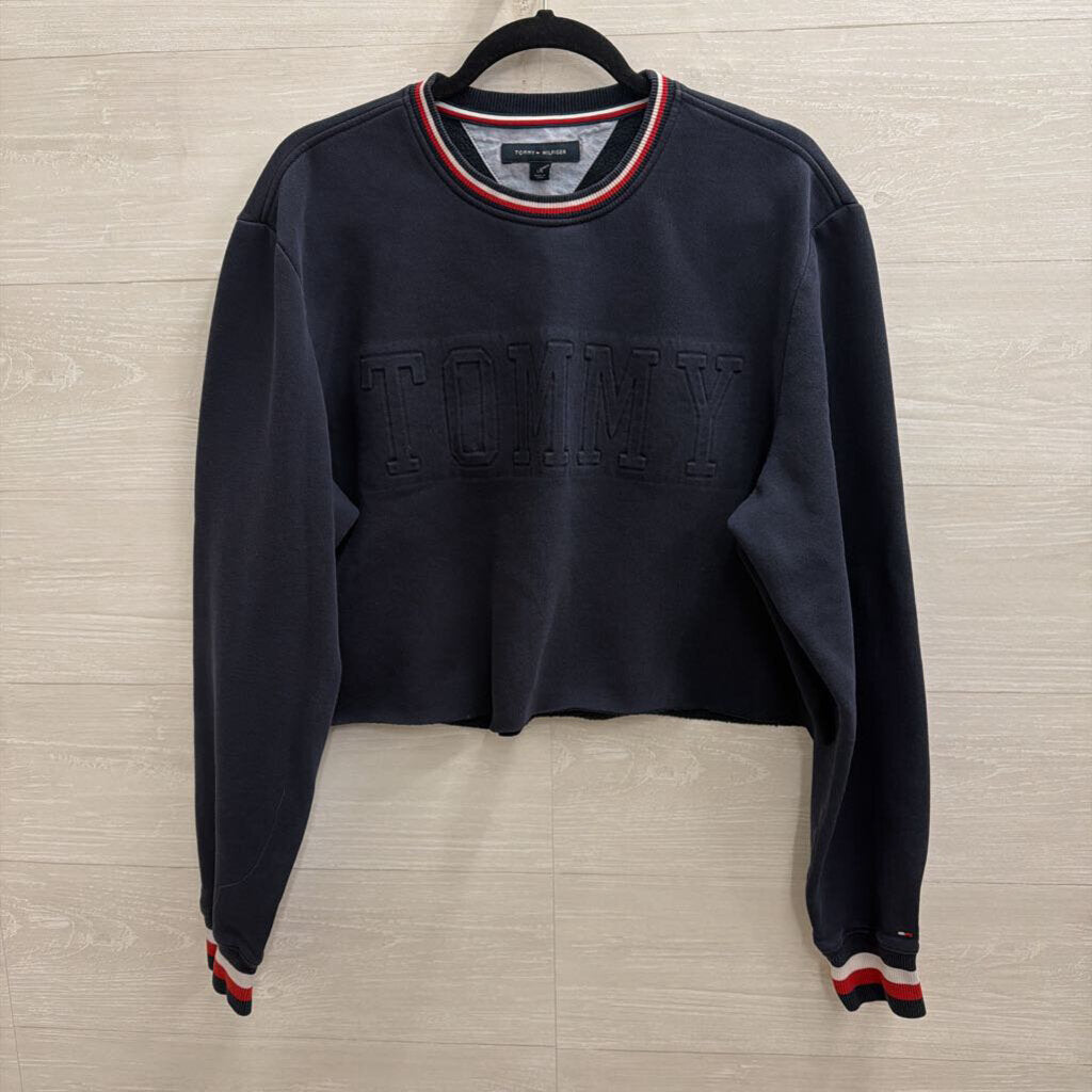 Tommy Hilfiger Navy Crewneck Sweatshirt Large